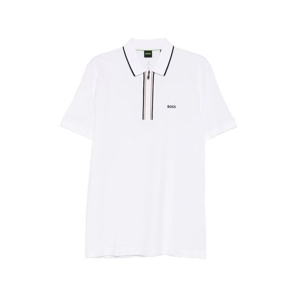 Boss White Polo Shirts Men